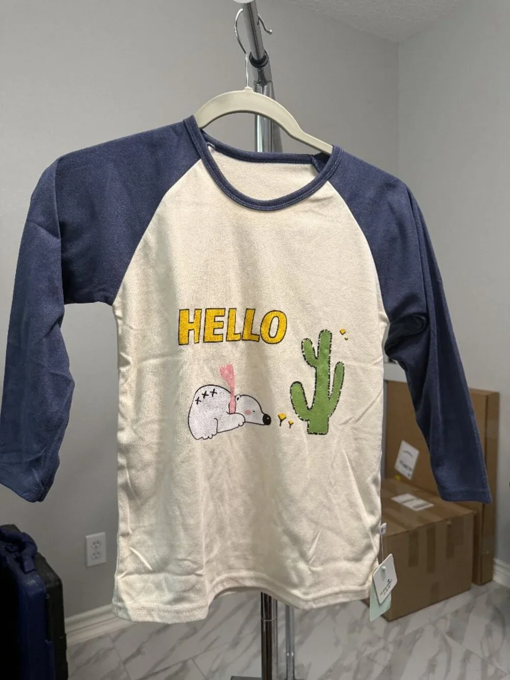 Girls Sleep Graphic Long Sleeve Sleep Shirt - L (11/12)